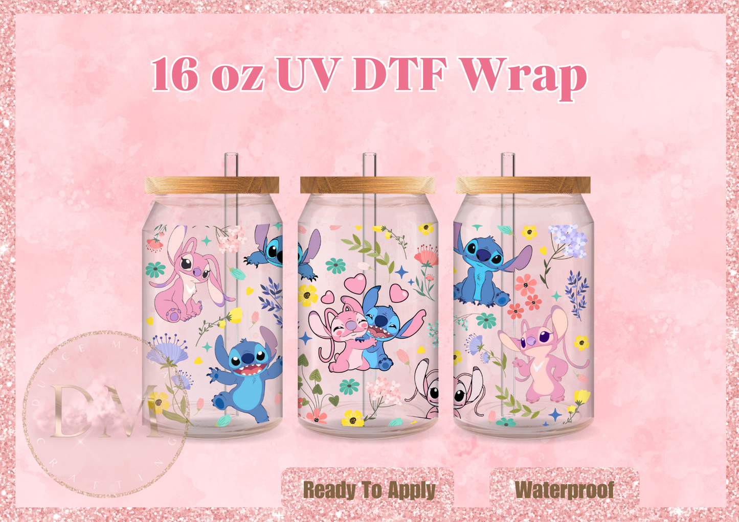 Spring Dog UV DTF Wrap