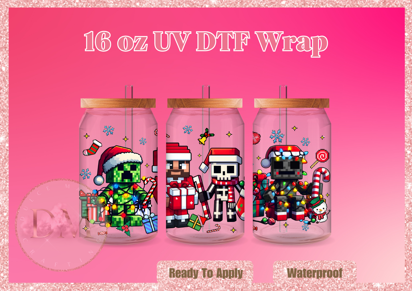 Boys Christmas UVDTF Wrap