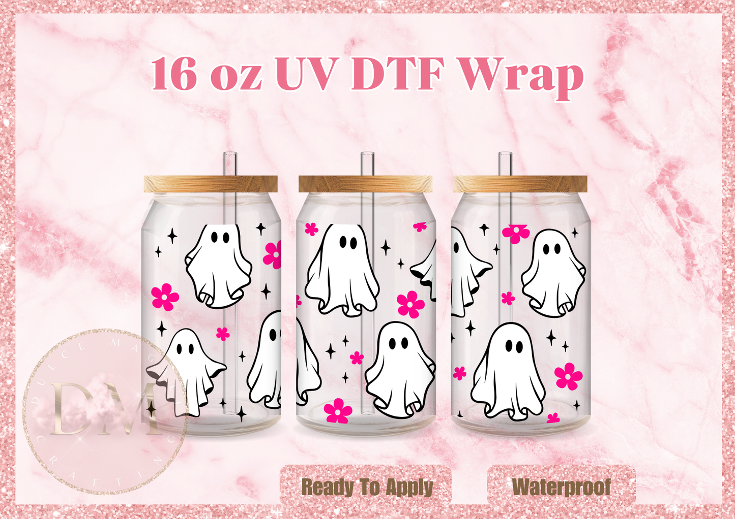 Flowers & Ghosts DTF Wrap