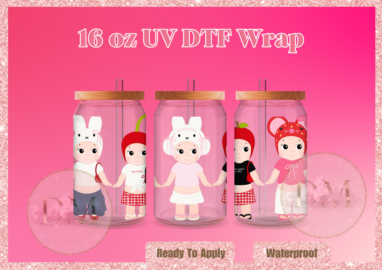 Cute Angles UVDTF Wrap