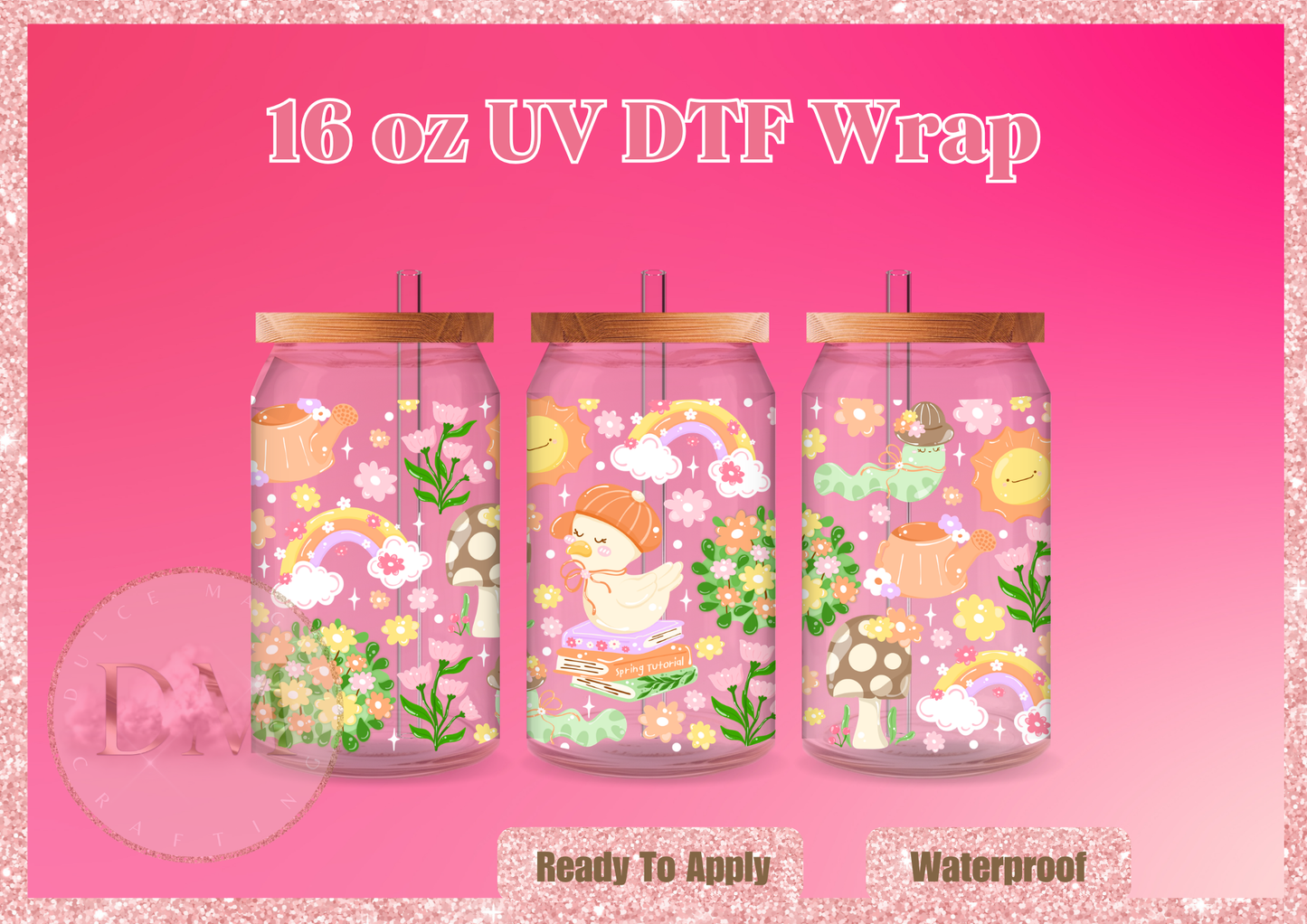 Spring Duck UVDTF Wrap