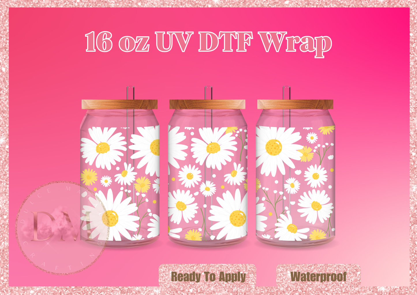 Daisies UVDTF Wrap