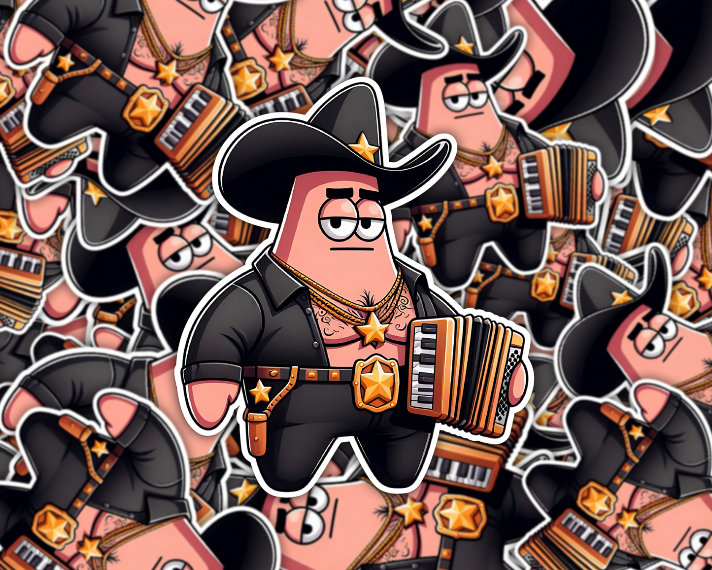 Patricio Vaquero Decal, Funny Stickers, Spanish Vinyl Stickers
