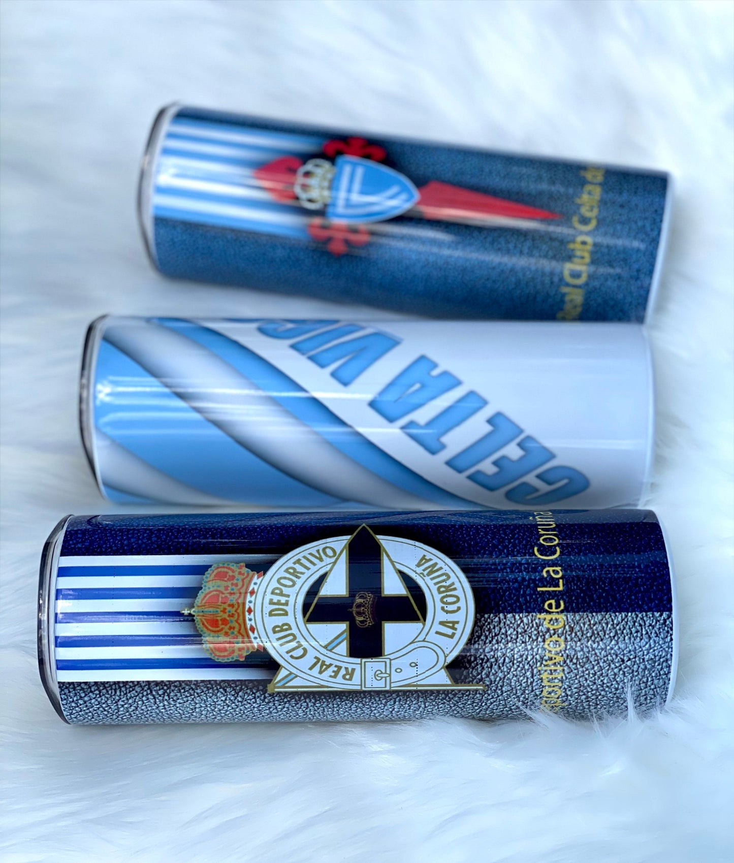 Celta De Vigo Tumbler, Sports Tumbler, 20oz Tumbler, La Coruña Team Travel Mug, Custom Tumbler