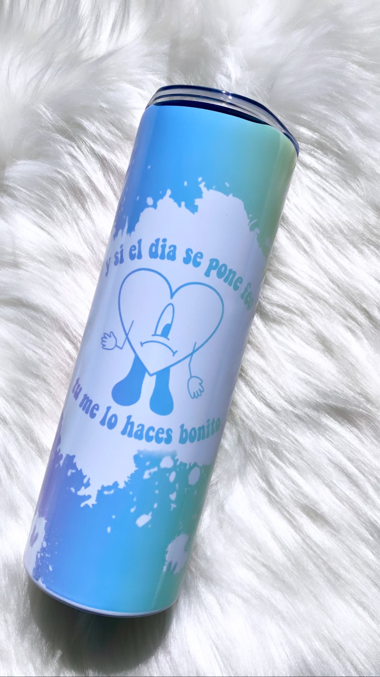 Un Verano sin ti Tumbler, Bad Bunny Tumbler, 20oz Skinny