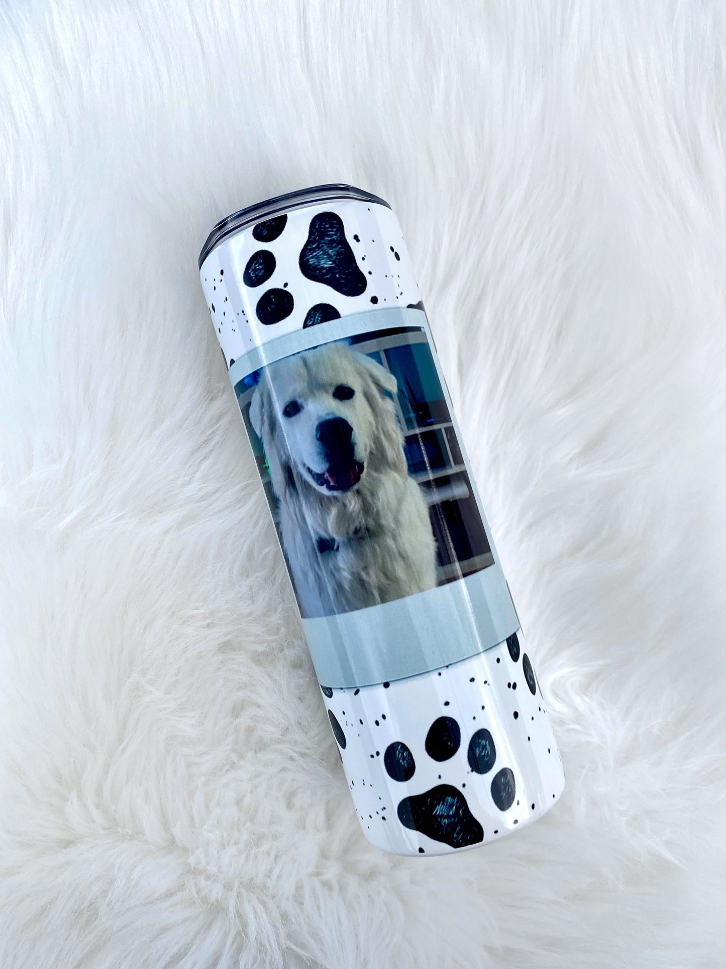 Dog Tumbler, Dog Lover Christmas gift, Puppy Tumbler, Paw Print Tumbler, Cow Tumbler, Personalized Tumbler, Travel Mug