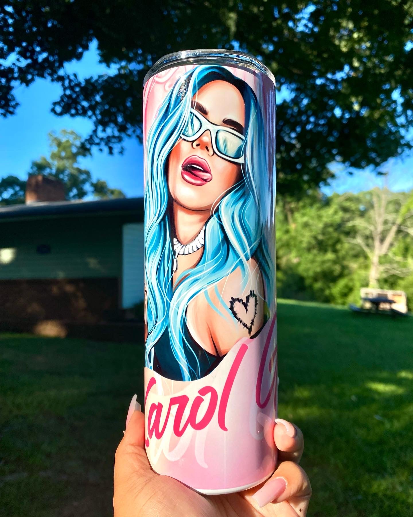 Pink Bichota Tumbler, Karol G Tumbler, Karol G Gift