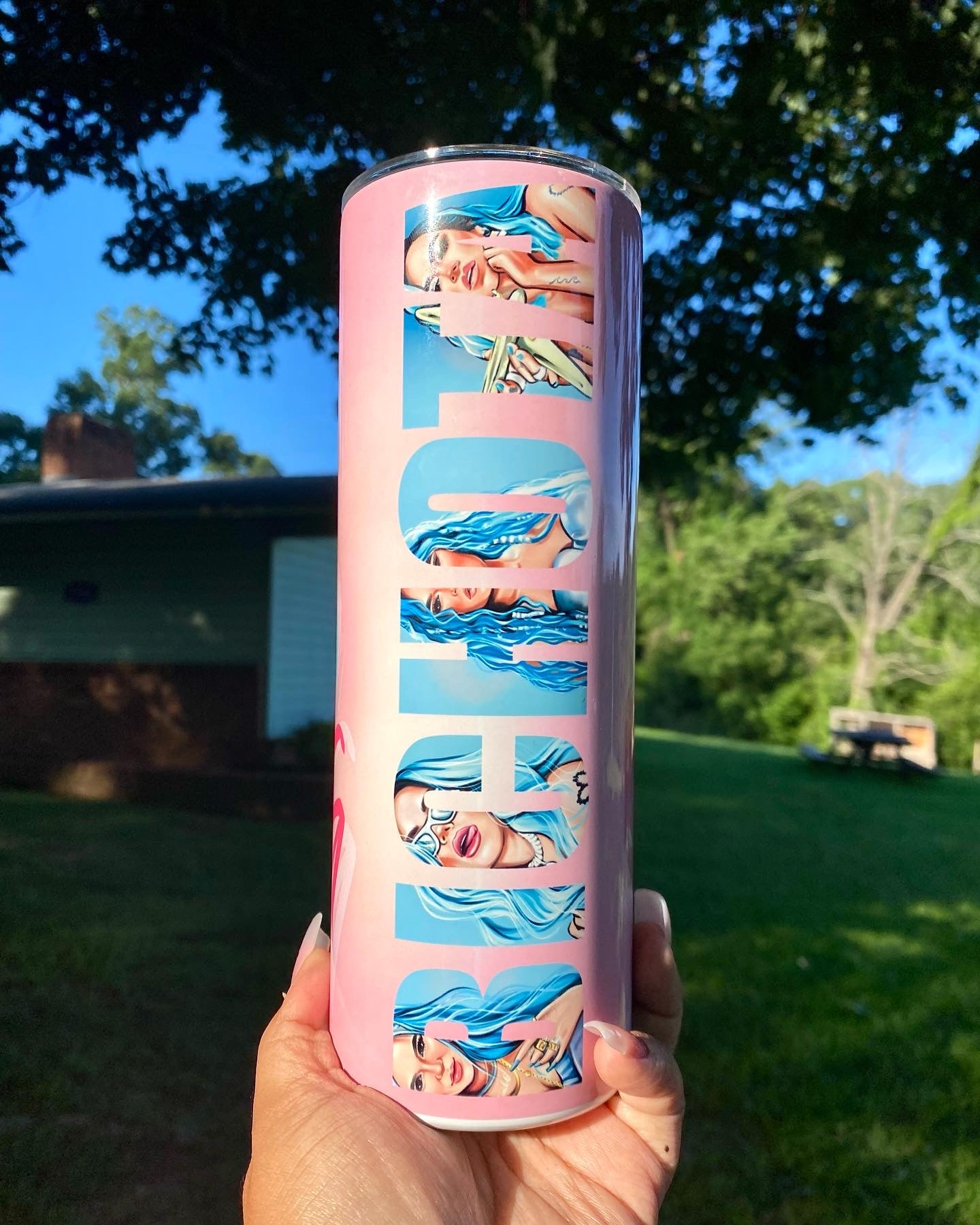 Pink Bichota Tumbler, Karol G Tumbler, Karol G Gift