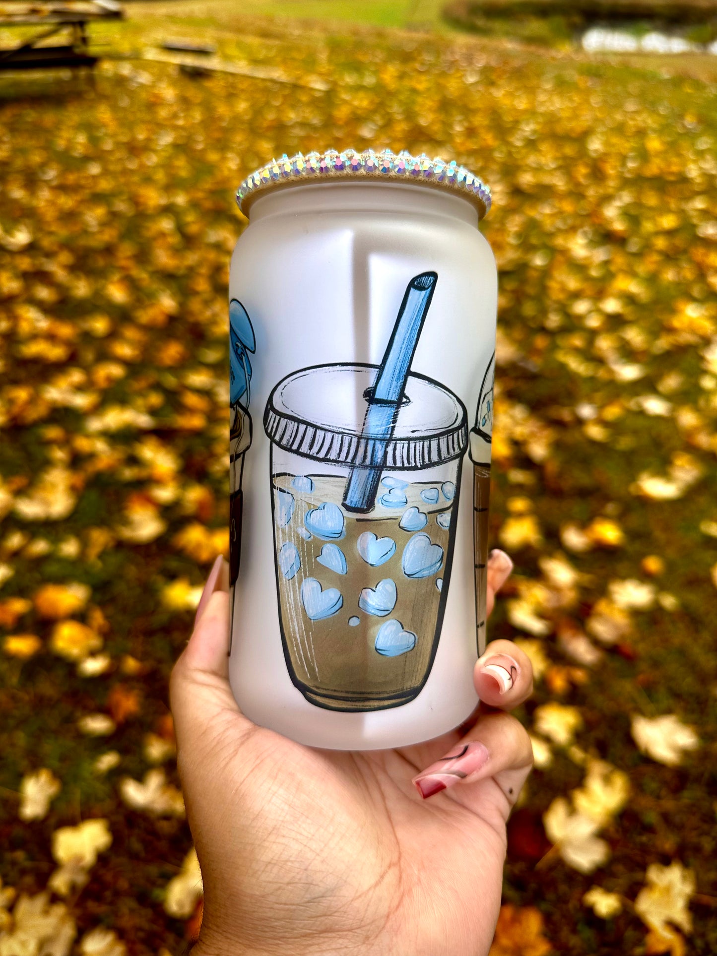 Dental Fuel Glass Cup, Christmas Gift, 16oz Libby Glass