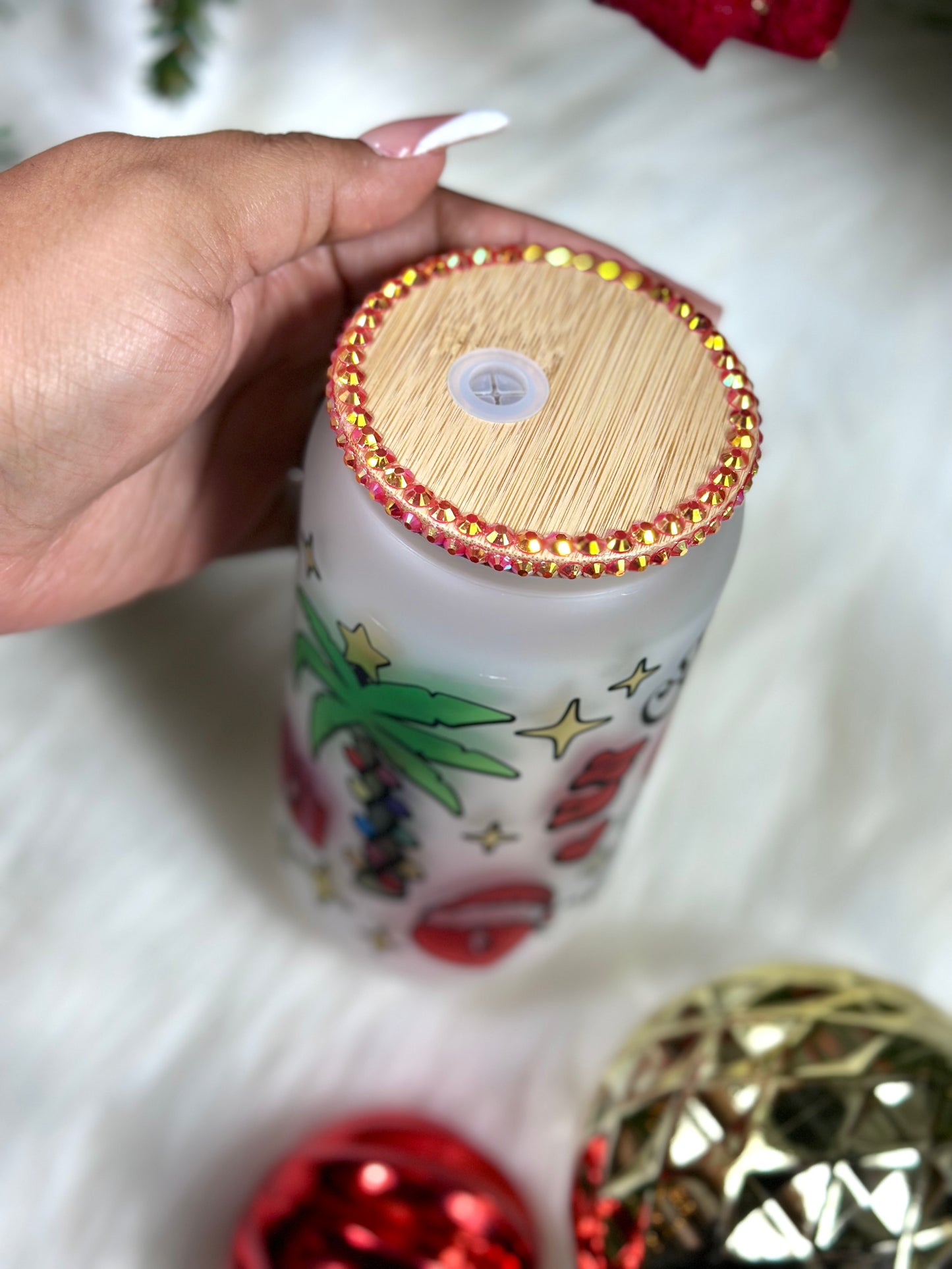 Una Navidad Sin Ti Glass Cup, Christmas Bad Bunny Cup & Tote Bag, Bad Bunny Gift