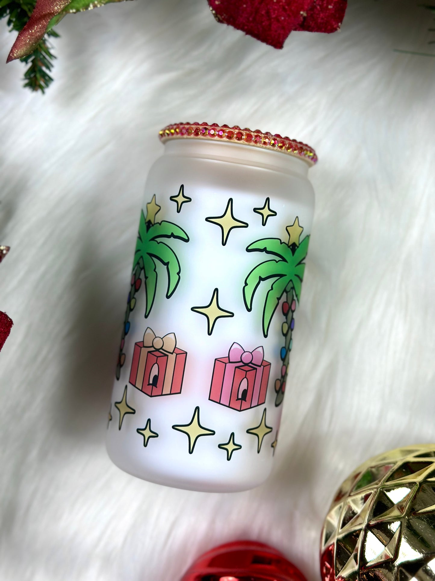 Una Navidad Sin Ti Glass Cup, Christmas Bad Bunny Cup & Tote Bag, Bad Bunny Gift