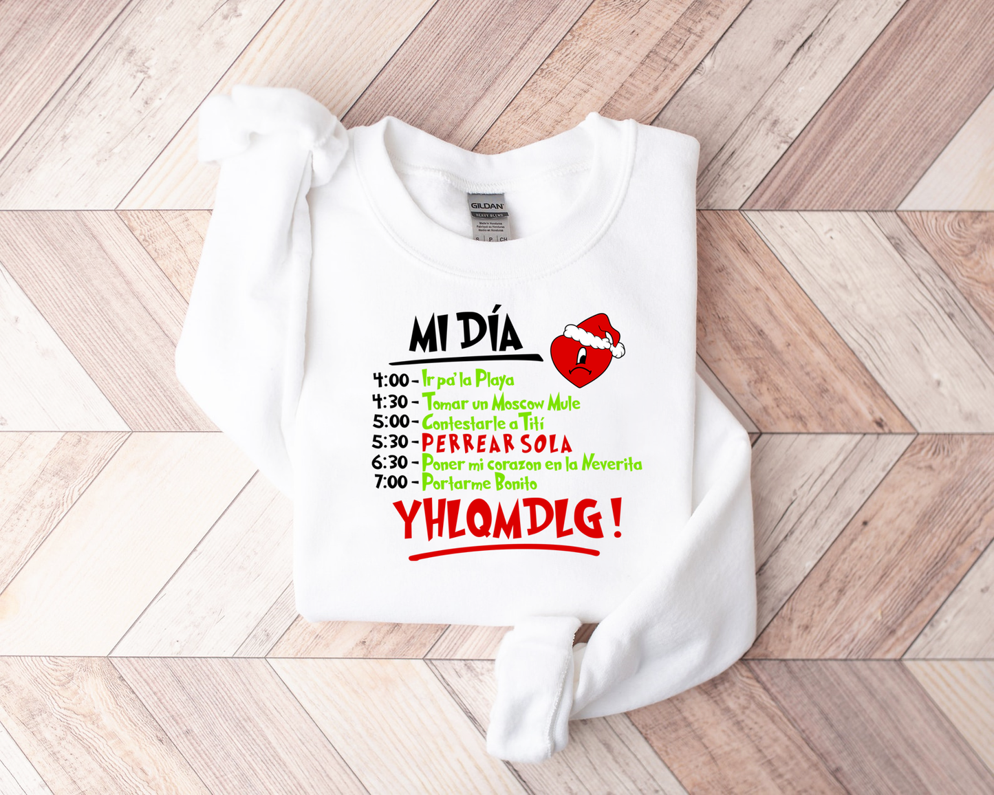 Benito Mi Dia Sweatshirt, Bad Bunny Christmas Sweatshirt, Bad Bunny Gift