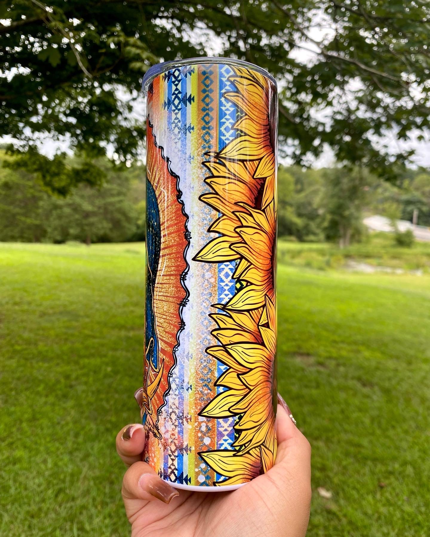 Virgencita De Guadalupe Tumbler, 20oz Skinny Tumbler