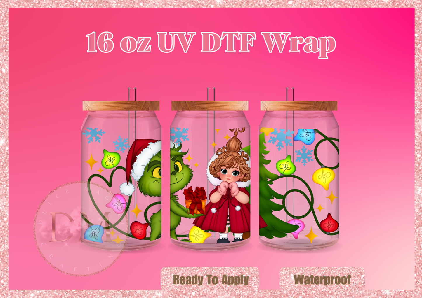 Christmas Cindy UVDTF Wrap