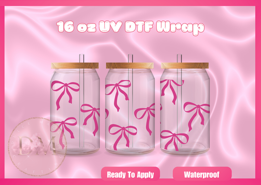 Coquette UV DTF Wrap