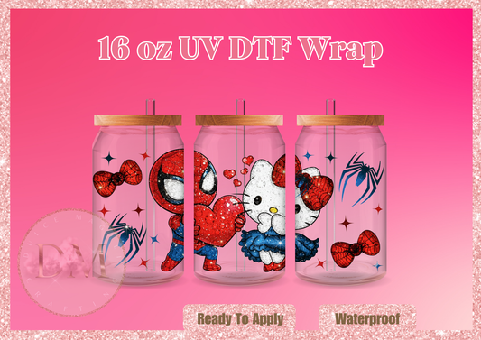 Spider and Kitty UVDTF Wrap