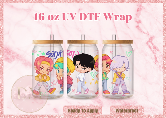 Pop Boys DTF Wrap