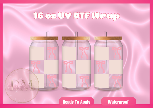 Coquette UV DTF Wrap