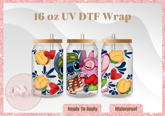 Blue Character as El Chavo UV DTF Wrap