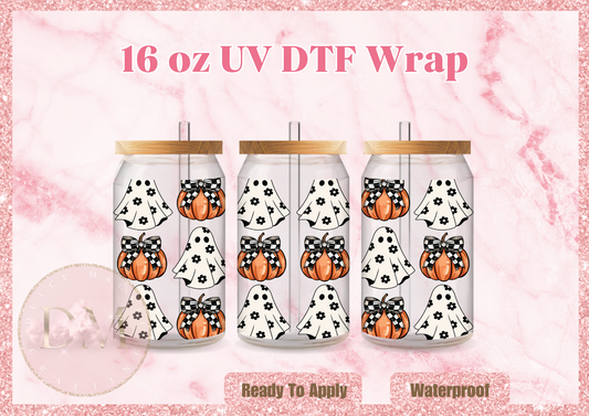 Cute Ghost DTF Wrap
