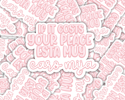 Mija Sticker Decal, Spanish Motivation Stickers, Vinyl Stickers