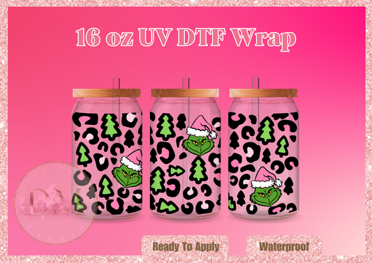 Leopard Christmas UVDTF Wrap