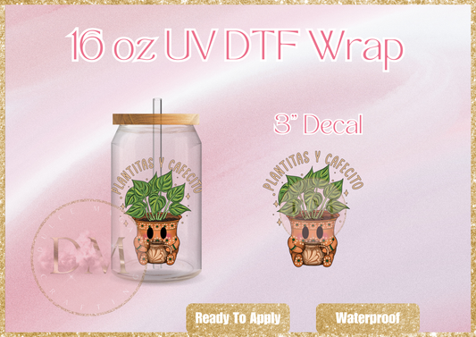 Plantitas UV DTF Decal