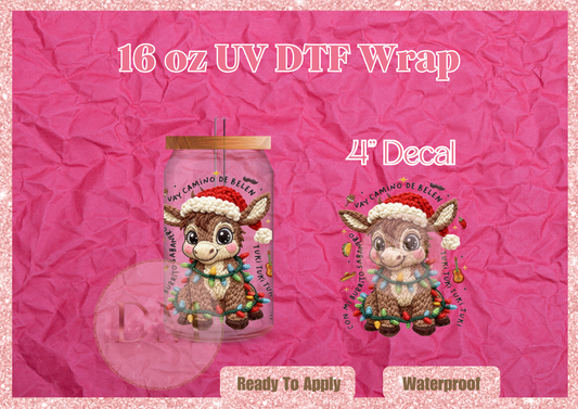 Burrito Sabanero UV DTF Decal