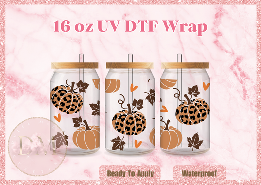 Fall Pumpkins DTF Wrap