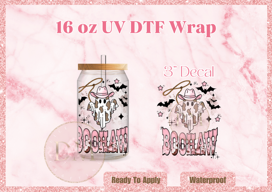 Boo Haw UV DTF Decal