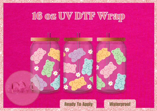Bears UV DTF Wrap