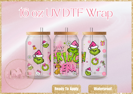 Grinchy Era UV DTF Wrap