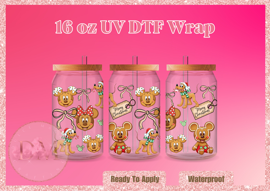 Christmas Cookie Mouse UVDTF Wrap