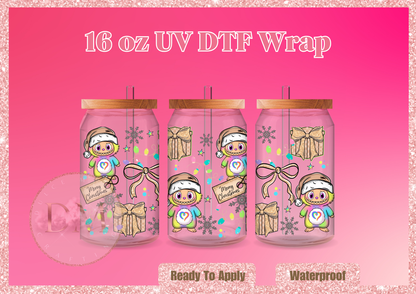Christmas Lafufu UVDTF Wrap