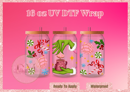 Christmas Concha UVDTF Wrap