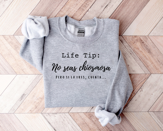 Chismosa Sweatshirt, Spanish Gift Sweatshirt