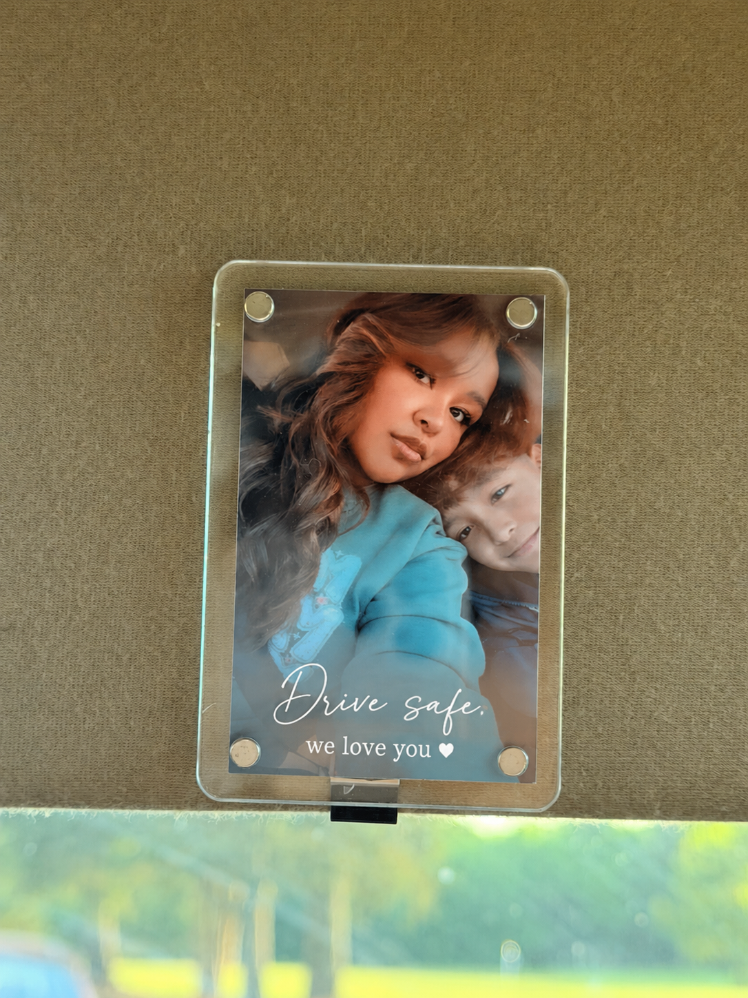Personalized Visor Clip, Car Accessories, Drive Safe