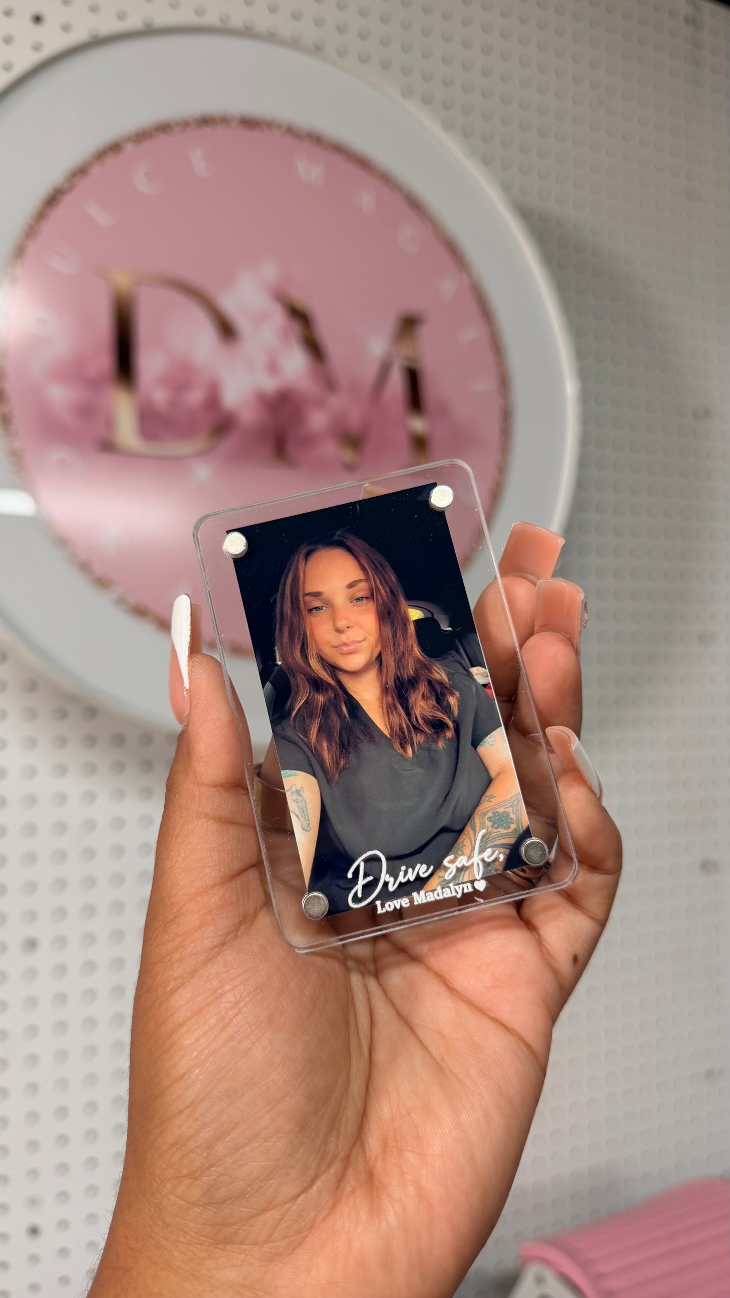 Personalized Visor Clip, Car Accessories, Drive Safe