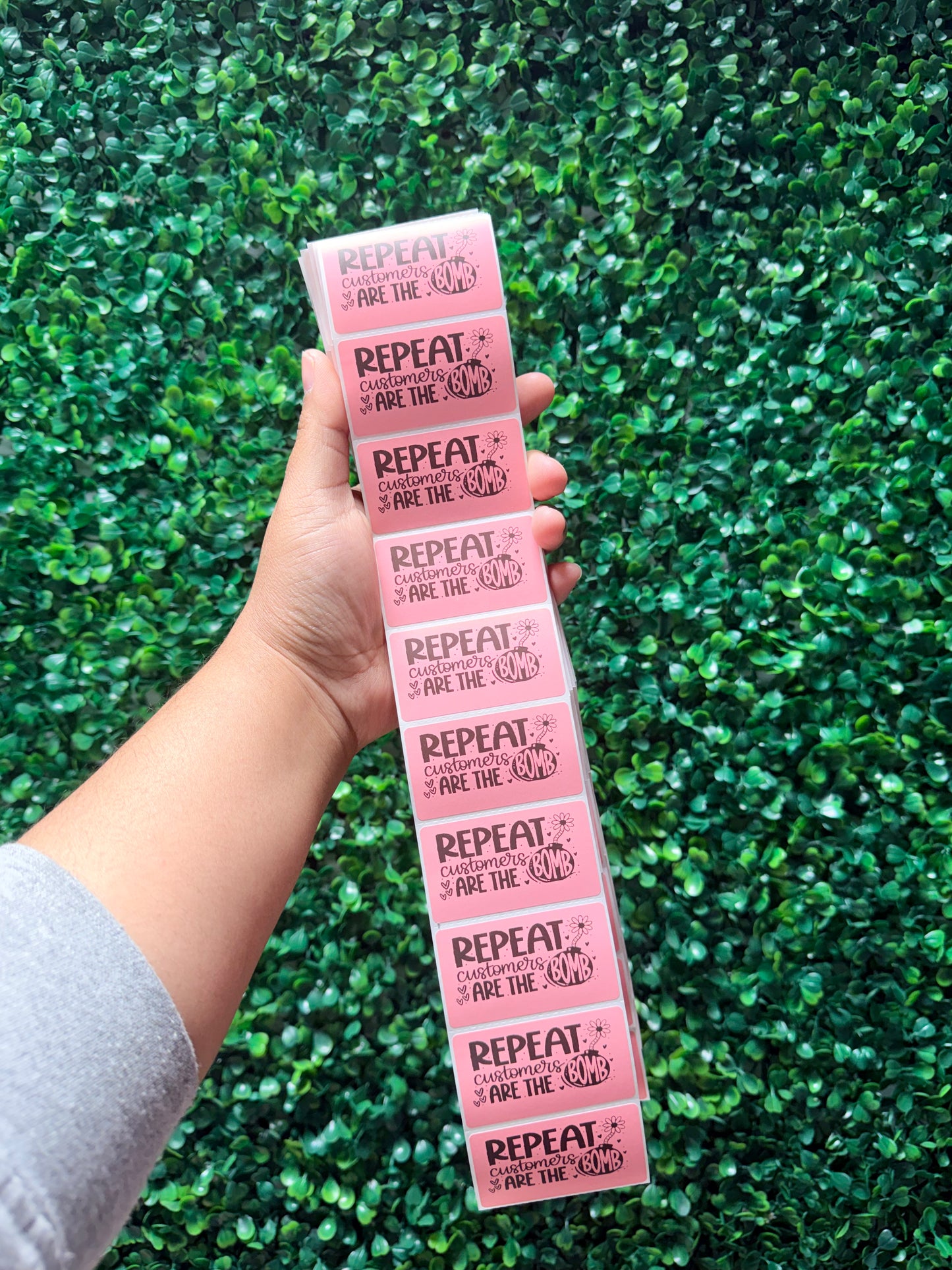 Thermal Stickers, Repeat Customers Sticker