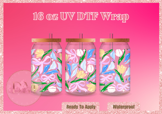Spring Tulips UVDTF Wrap