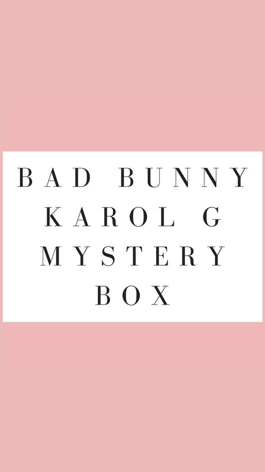 Bad Bunny Karol G Mystery Box, Bad Bunny Gift, Karol G