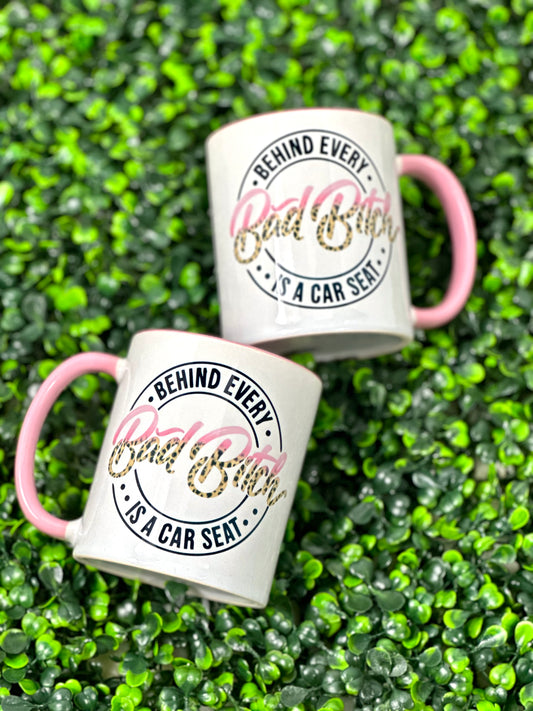 Bad Bitch Mug, Mom Mug, Pink Coffee Mug, 11 oz Coffee Lover Gift