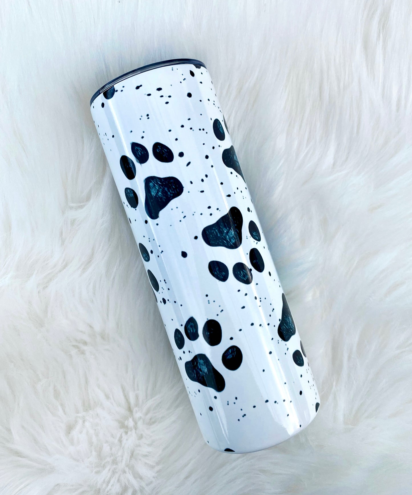 Dog Tumbler, Dog Lover Christmas gift, Puppy Tumbler, Paw Print Tumbler, Cow Tumbler, Personalized Tumbler, Travel Mug